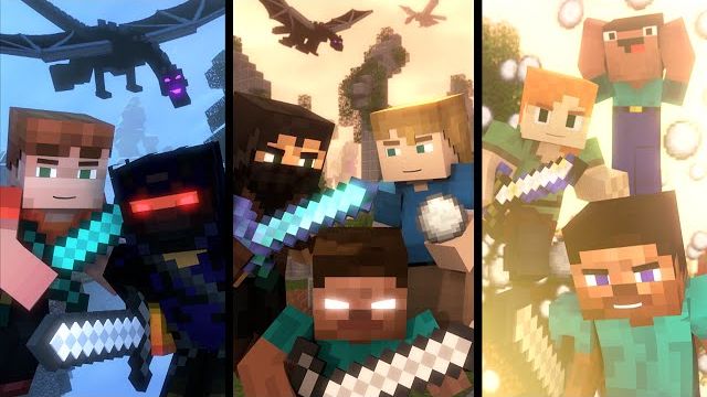 Skywars: ПОЛНАЯ ТРИЛОГИЯ (Майнкрафт анимация) [Hypixel]