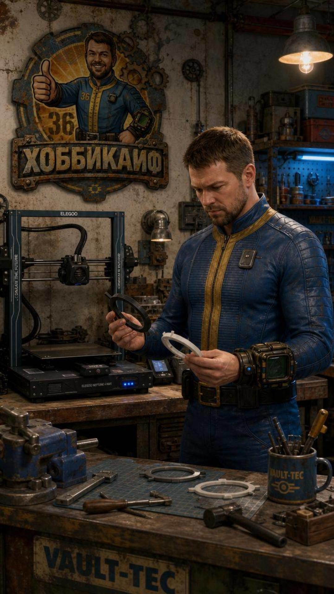 Не выбрасывай технику! 🥤 Напечатал лопнувшую крыльчатку на 3D принтере