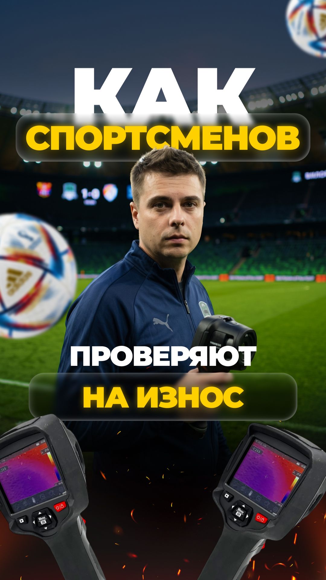 ТЕПЛОВИЗОРЫ И ФУТБОЛ?!