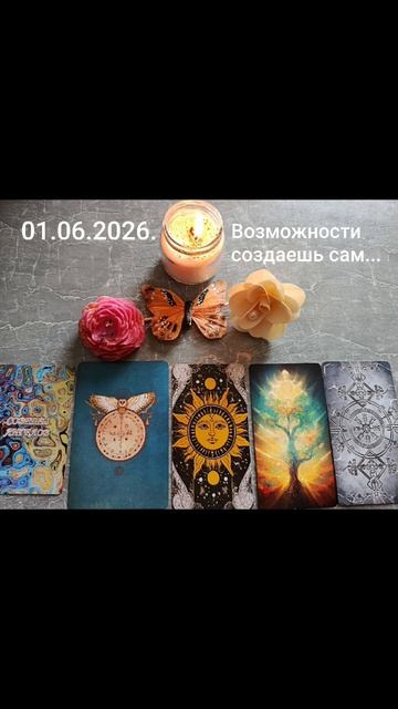 01.06.2026.☀️Психологический аспект дня! Возможности создаем сами! Время глубинных преобразований!