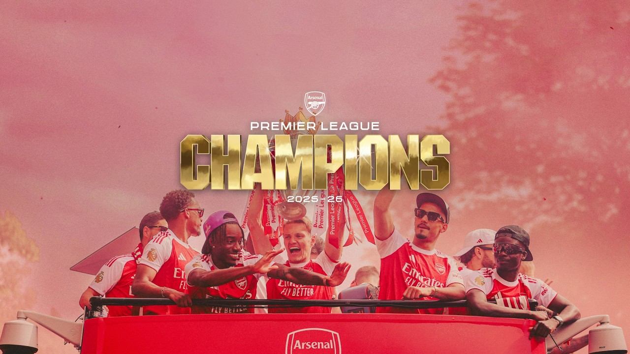 LONDON IS RED  L The OFFICIAL Film Of The Arsenal Premier League Champions Parade L BTS