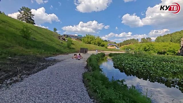Первый городской пляж в Каменске