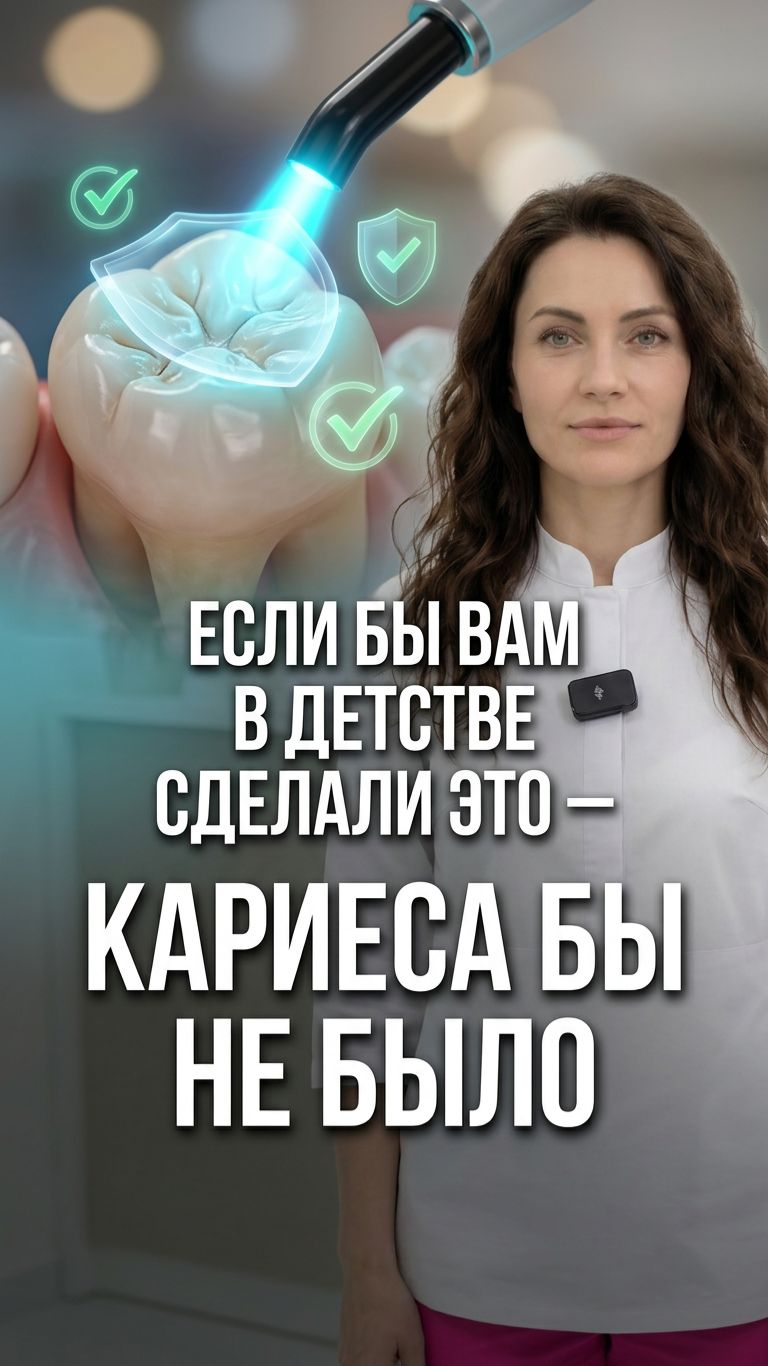 🦷 Герметизация фиссур: почему ваши родители не сделали это вам?