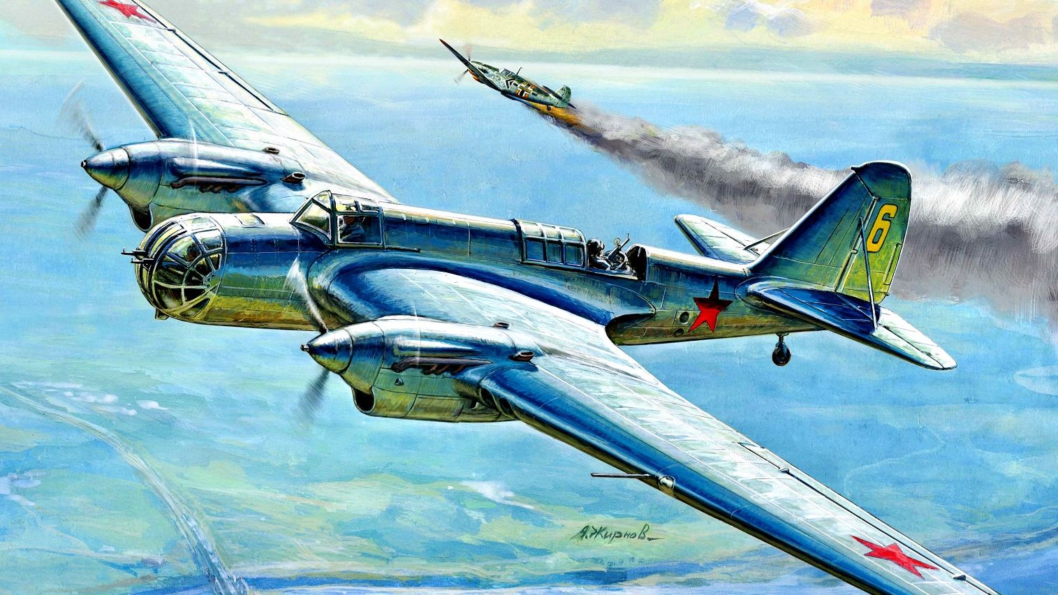 Ил2 DGen 4.2.1 Зимняя Война. Война 1939-1945, Вылет№ 22 Тест Logitech X56