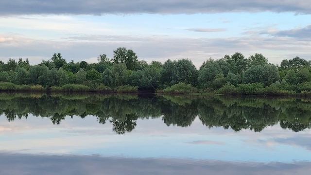 Естественный звук природы на реке ( 1 июня)