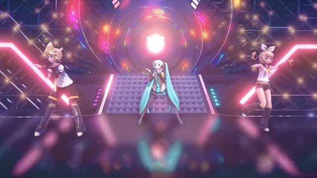 Miku Hatsune & Rin Kagamine - Wah Wah World 4K