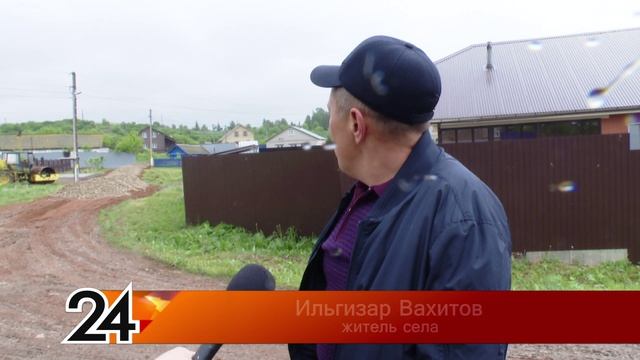В Красногорском сельском поселении Мамадышского района сегодня продолжаются дорожные работы