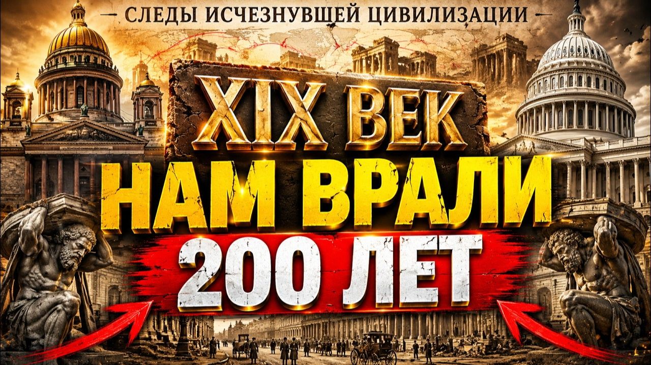 Нам врали про XIX век Следы исчезнувшей цивилизации нашли по всему миру!