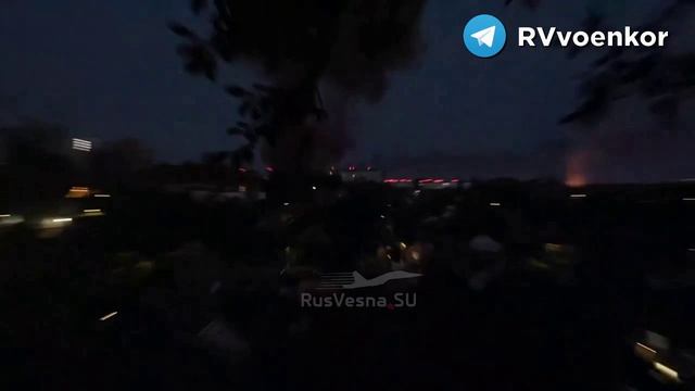 ‼️🇷🇺⚔️🇺🇦💥Впечатляющие кадры ракетных ударов по Киеву вчера ночью !!!