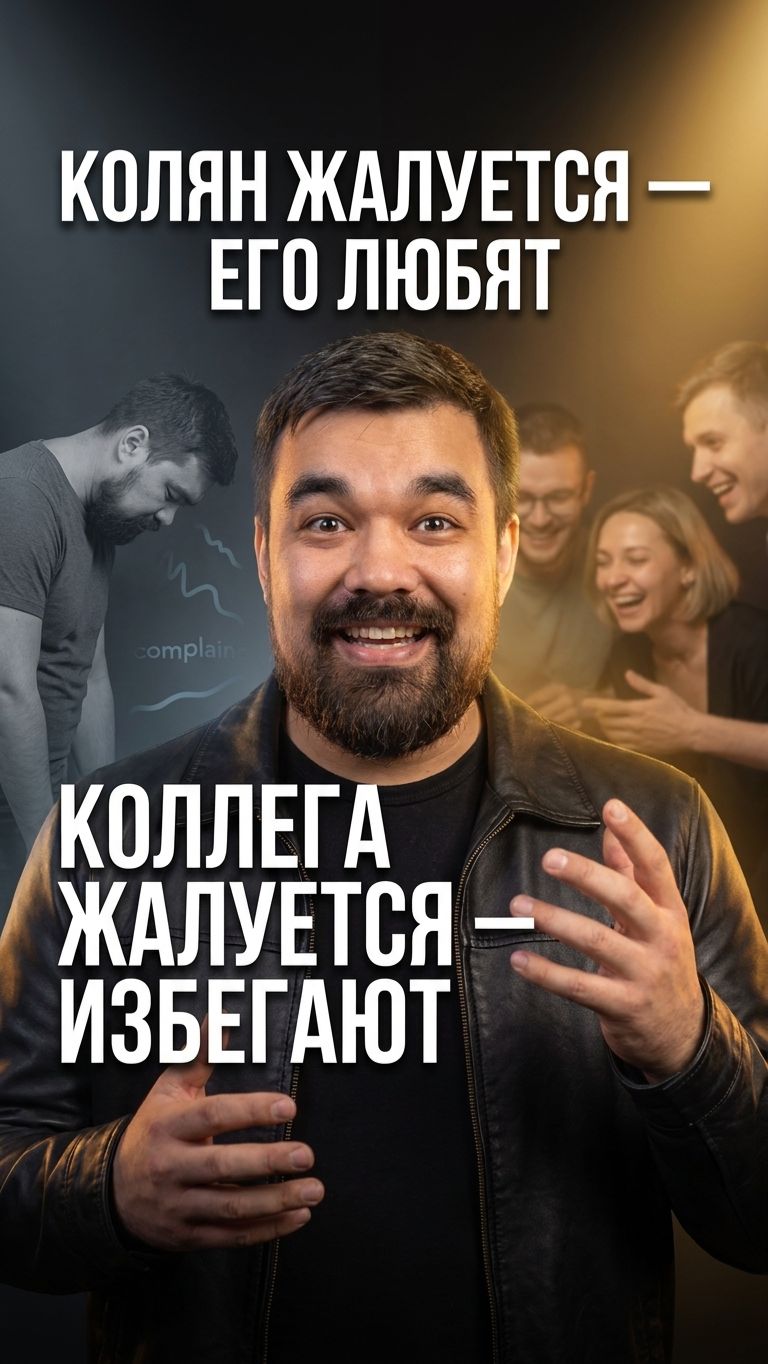 Приём Колян: как жаловаться, чтобы тебя любили, а не избегали