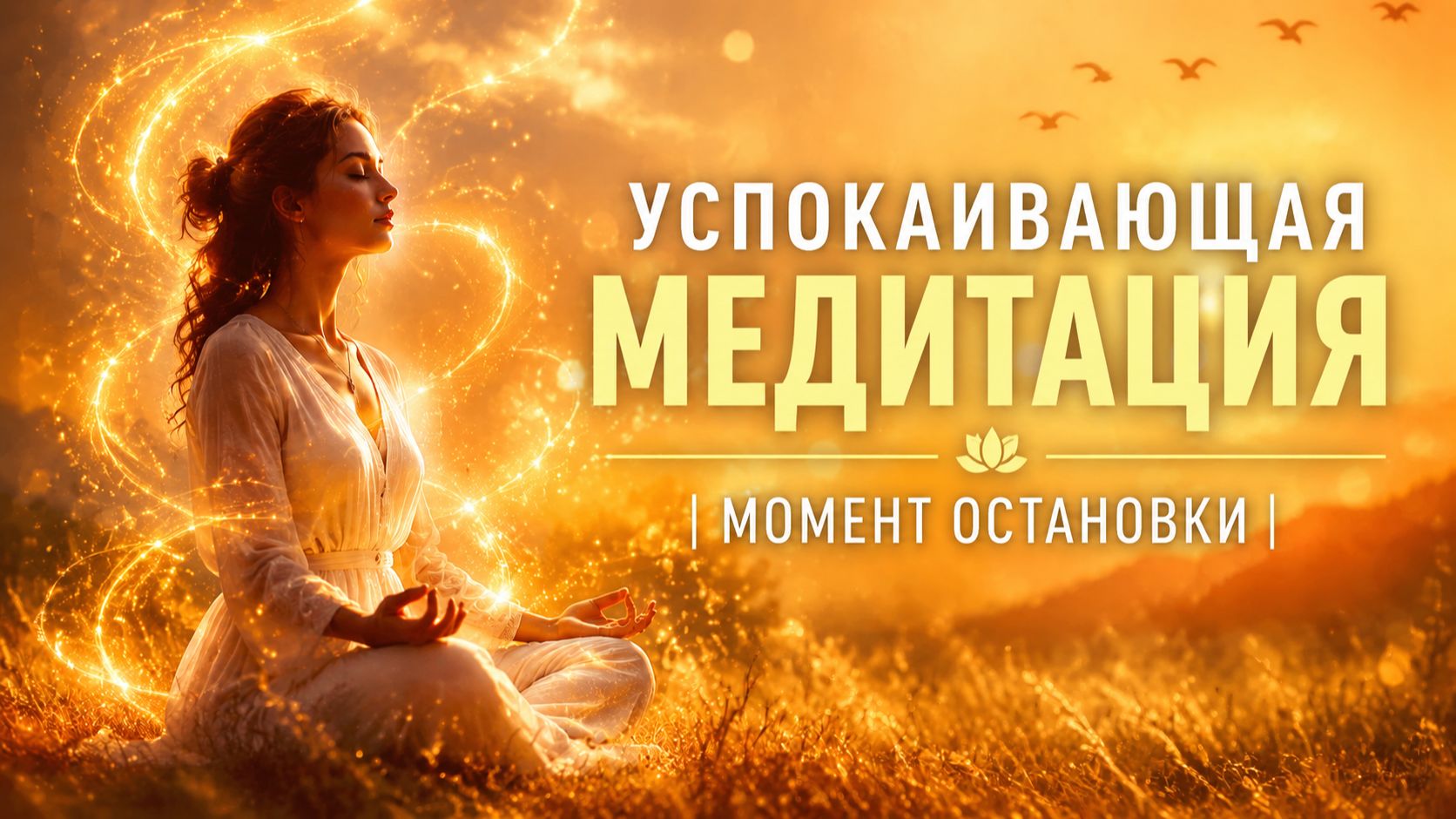 Успокаивающая медитация | момент остановки