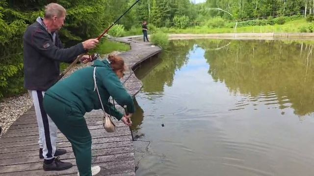 На червя