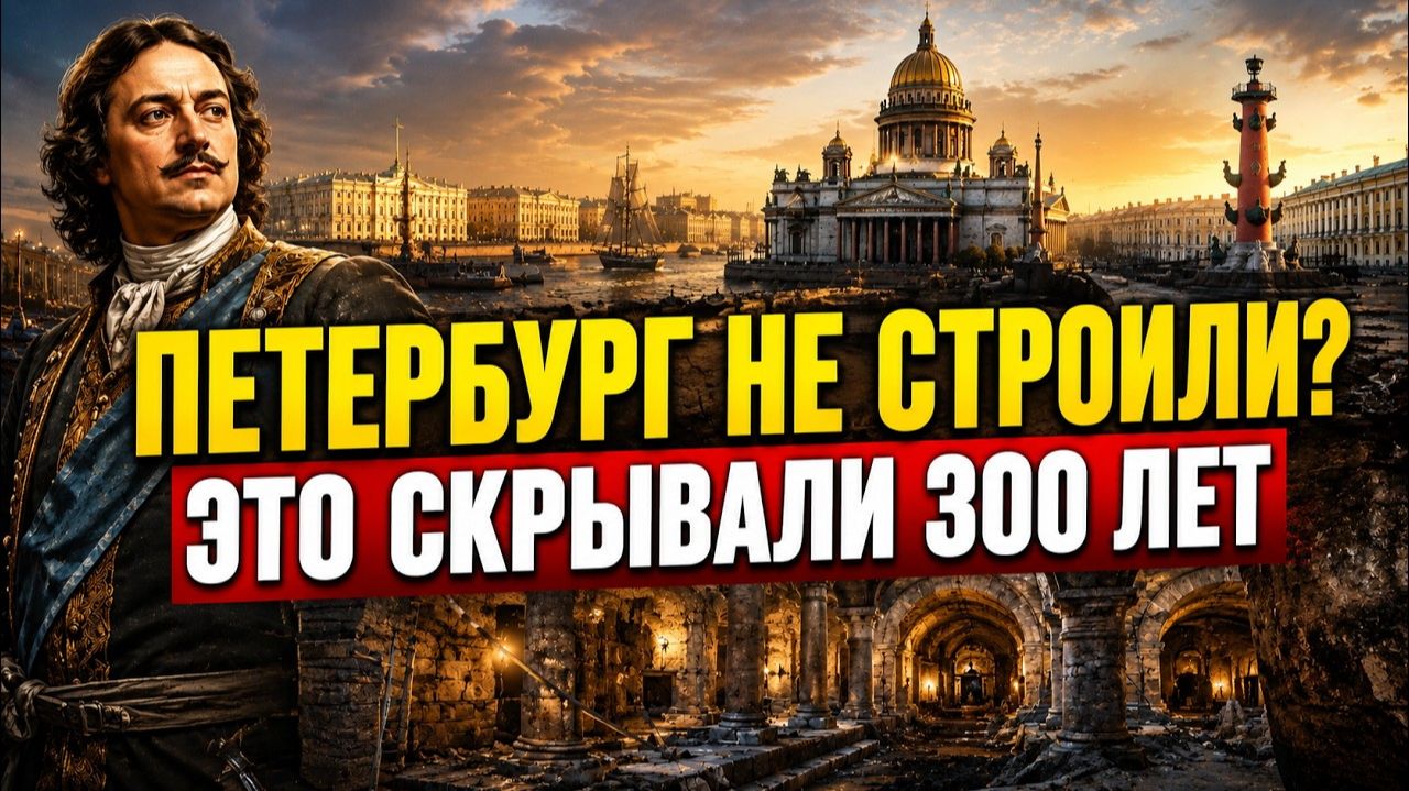 ПЕТЕРБУРГ НЕ СТРОИЛИ Тайна, которую скрывали 300 лет!