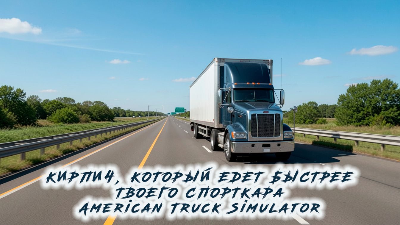 Кирпич, который едет быстрее твоего спорткара - American Truck Simulator