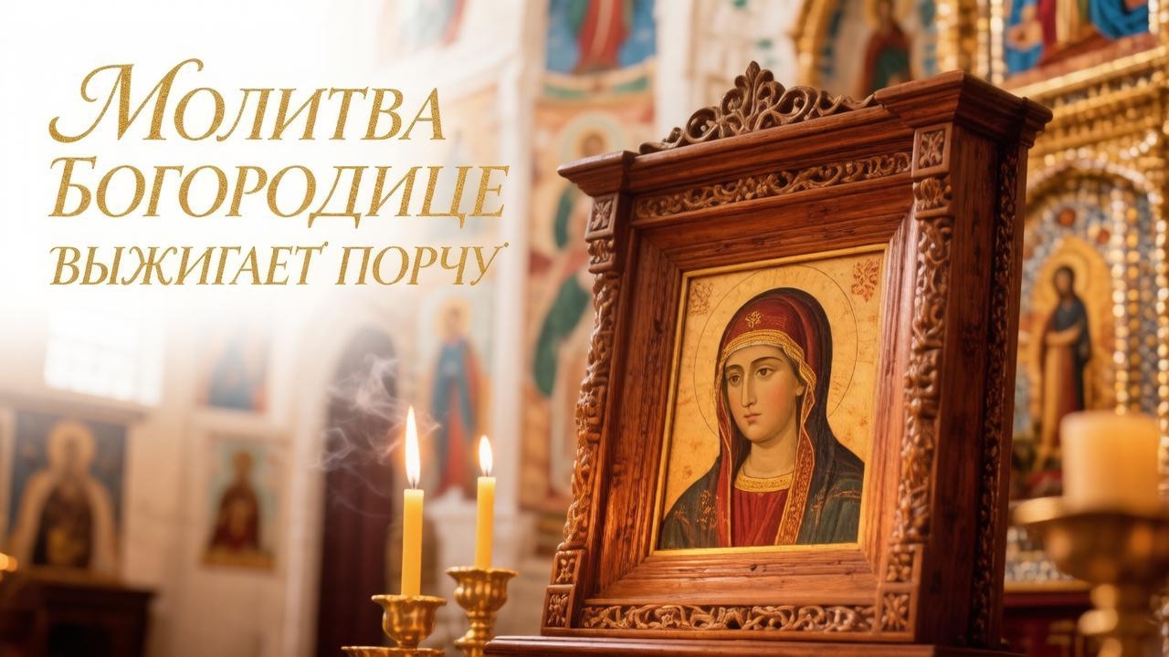 Сильная молитва Богородице которая выжигает порчу и сглаз