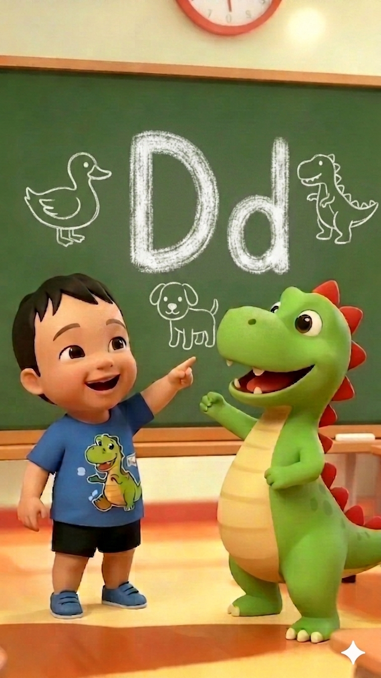 The Letter D Song! (Учим английскую букву Dd)