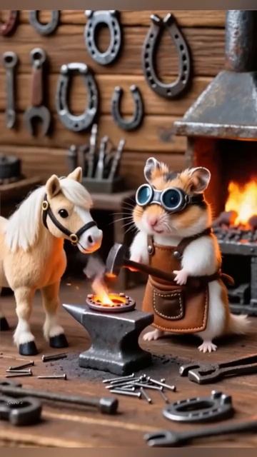 🐹🔥 Хомячок-кузнец в сказочной удивительной стране 🐹🔥