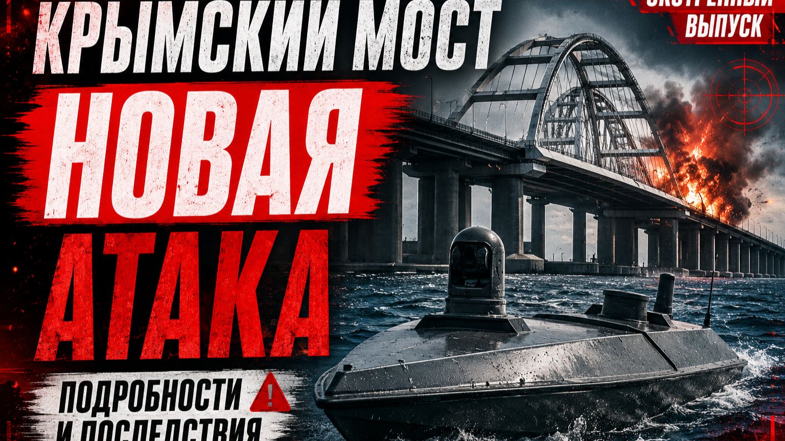 КРЫМСКИЙ МОСТ: НОВАЯ АТАКА | Что произошло на самом деле