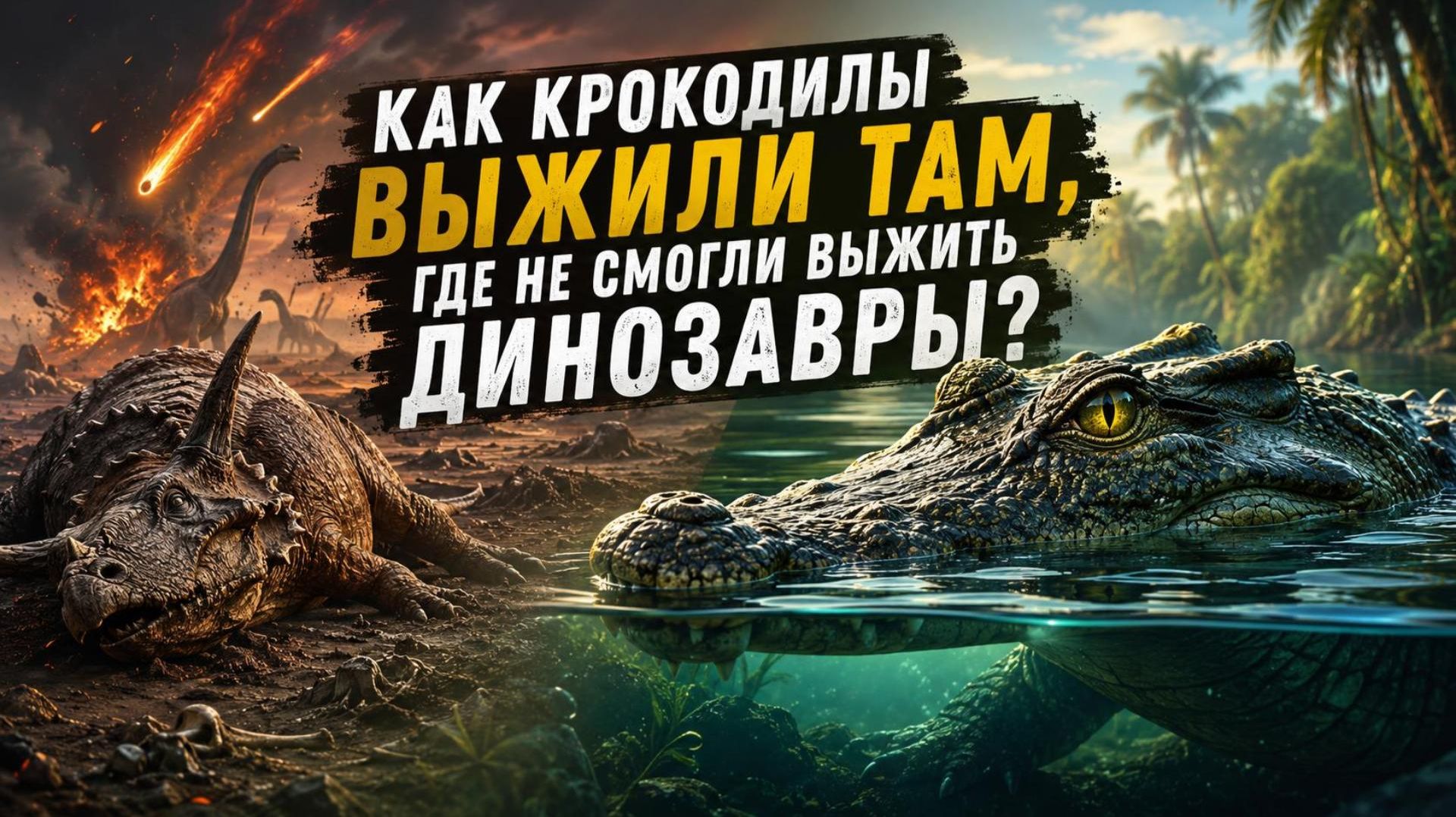 Как КРОКОДИЛЫ пережили ЛЕДНИКОВЫЙ ПЕРИОД?