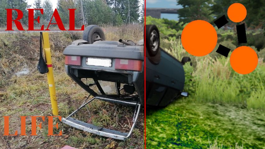 Аварии на реальных событиях в BeamNG.Drive #7