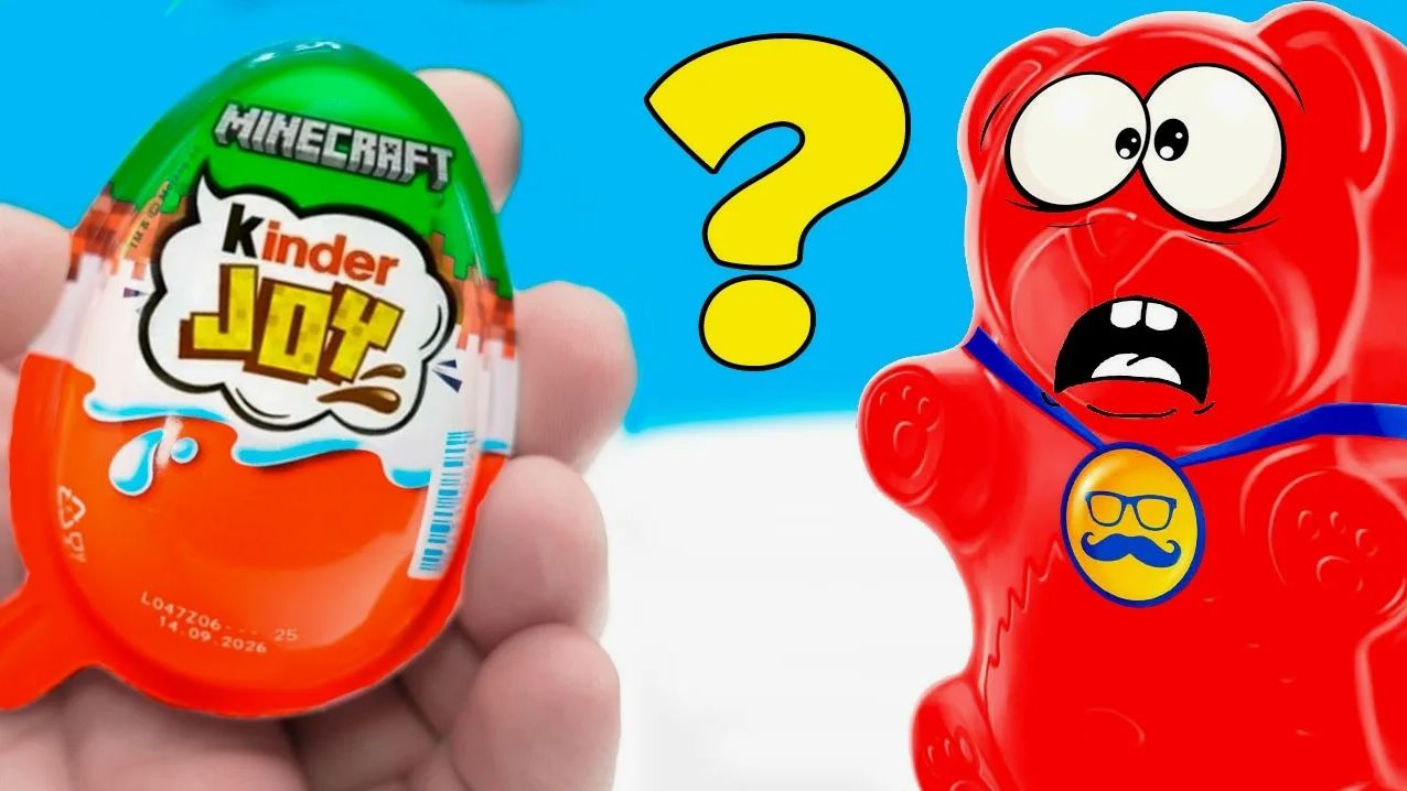 НАЙДУ ЛИ ЗОЛОТОГО СТИВА В KINDER JOY MINECRAFT