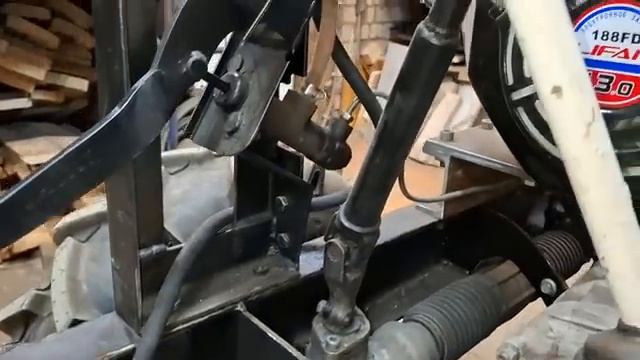 Педаль тормоза сцепления для минитрактора