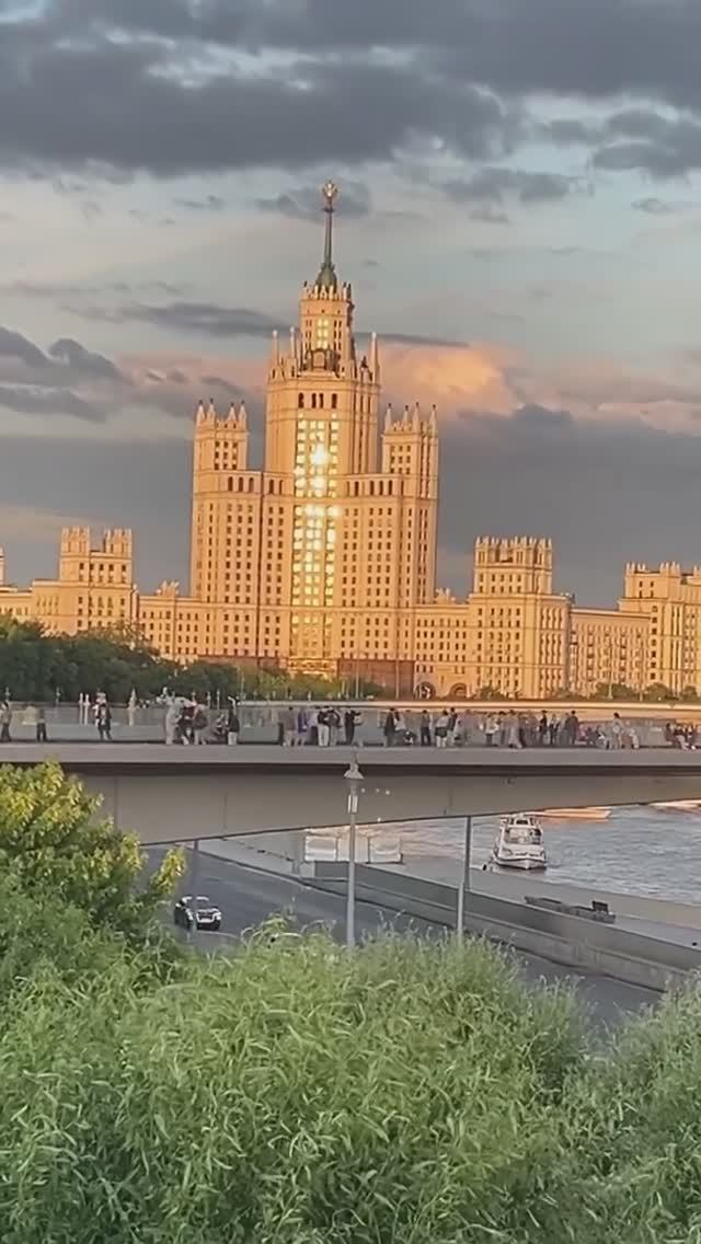 Вечерняя Москва 😍Любимый город Земли 🫶🇷🇺