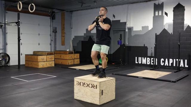 Alt Goblet Box Step-Up | Зашагивания на тумбу с поочередной сменой ног - гоблет хват