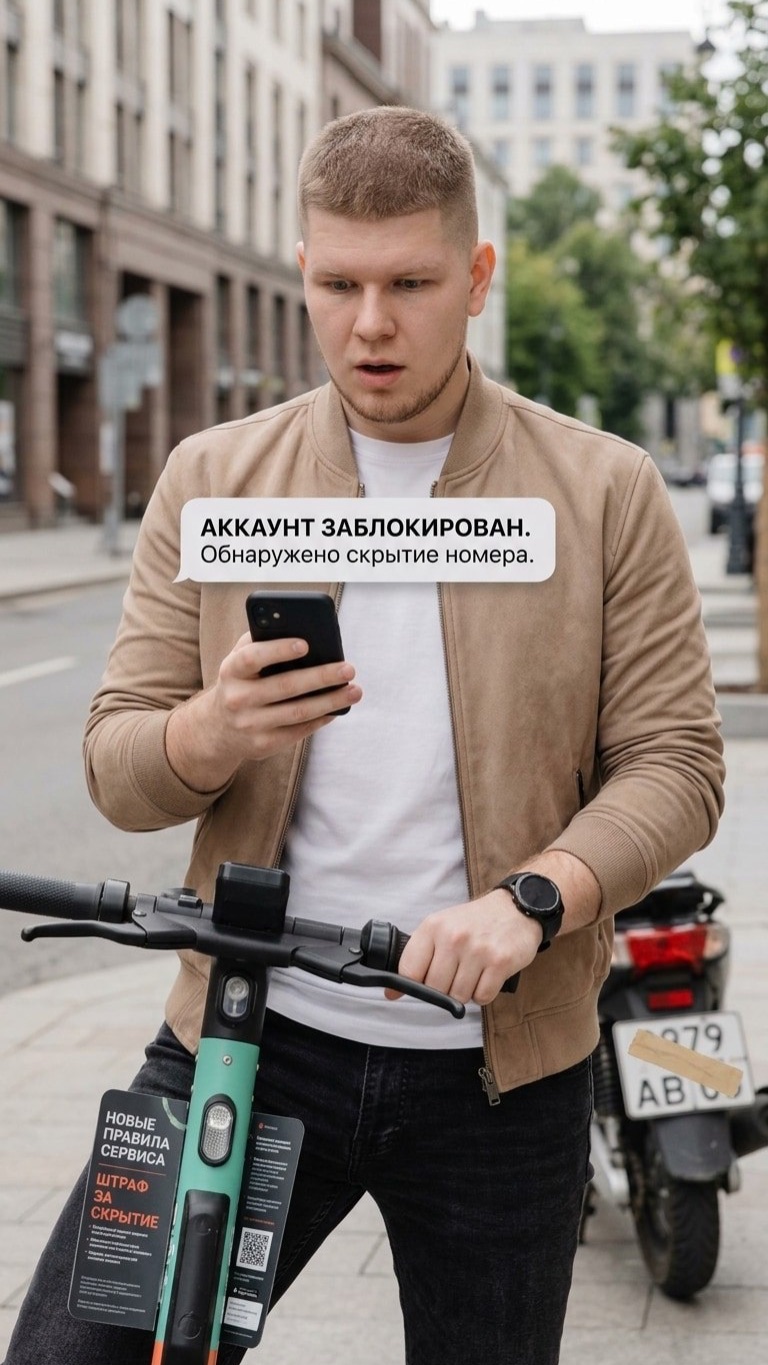 Блокировка за скрытие номеров самокатов: новые правила сервисов