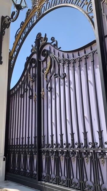 Ворота раздвижные, огромные