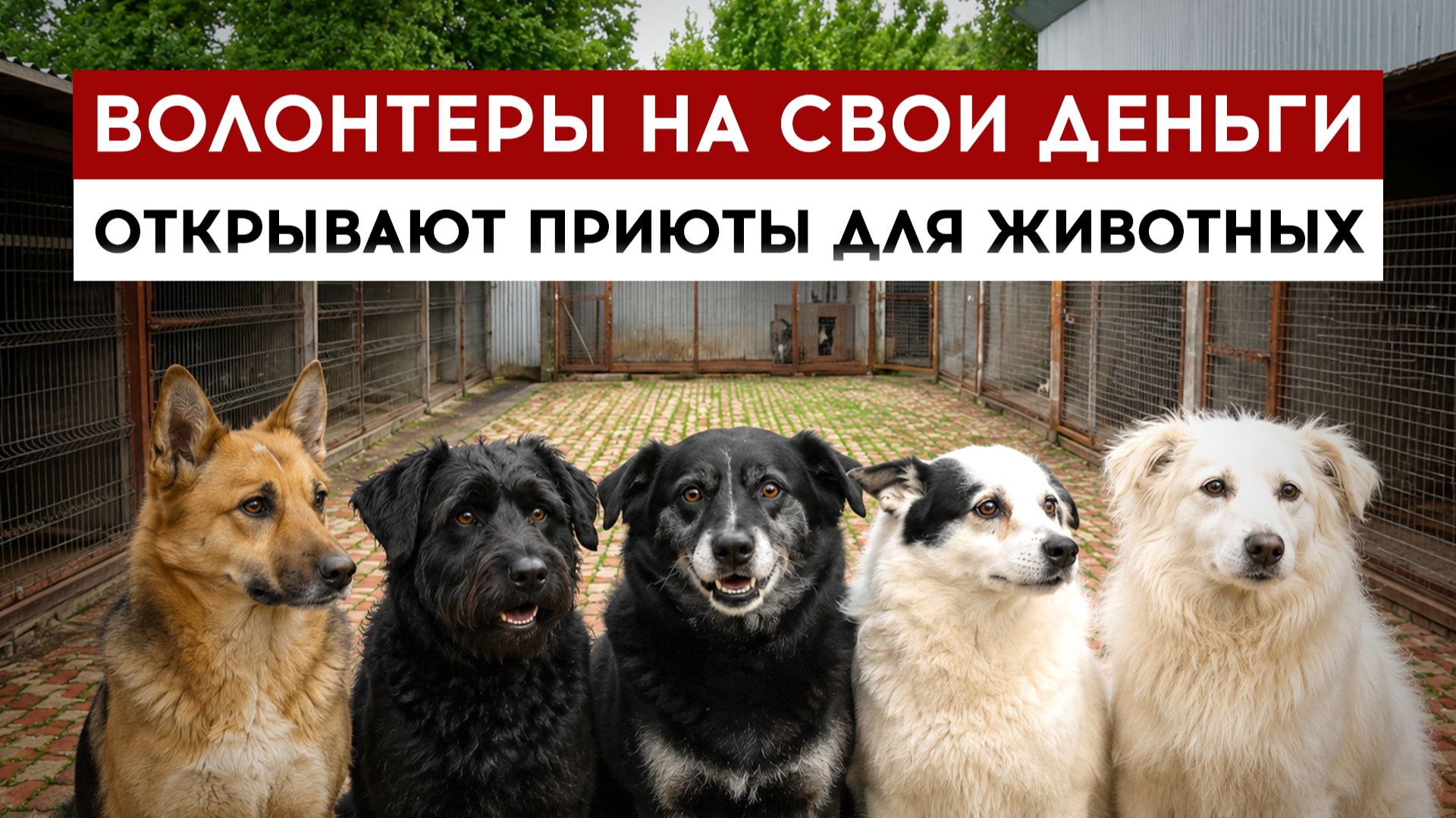 Волонтеры на свои деньги открывают приюты для животных