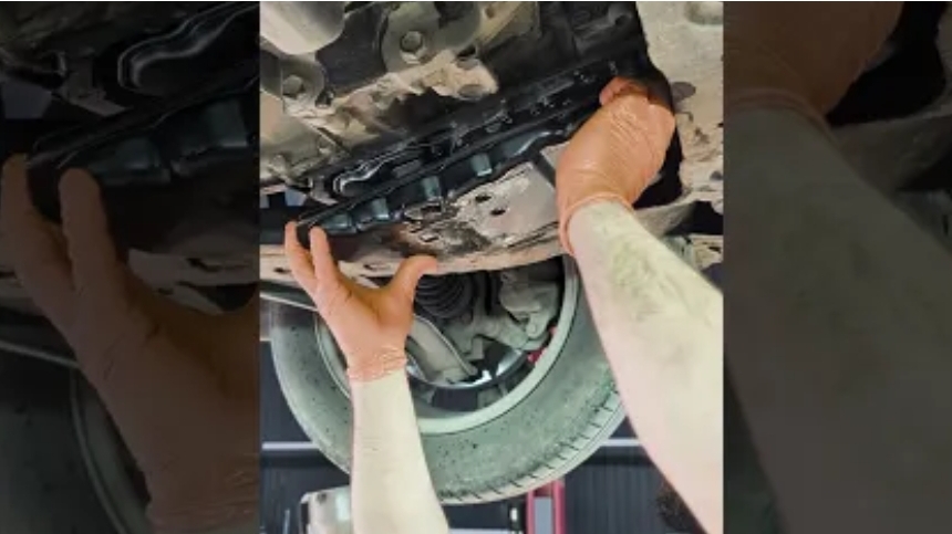 замена масла в вариаторе Nissan Qashqai