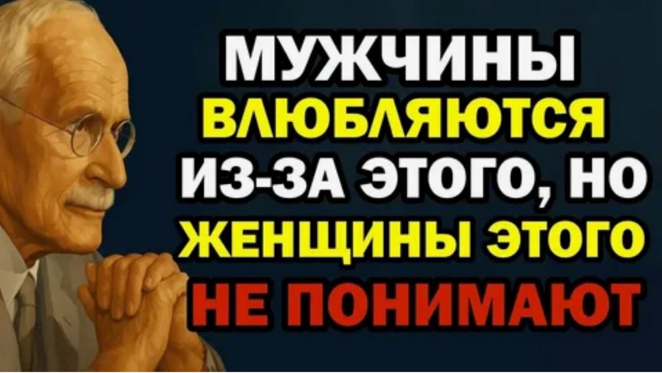 Мужчины влюбляются в это, но женщины этого не понимают. Карл Юнг