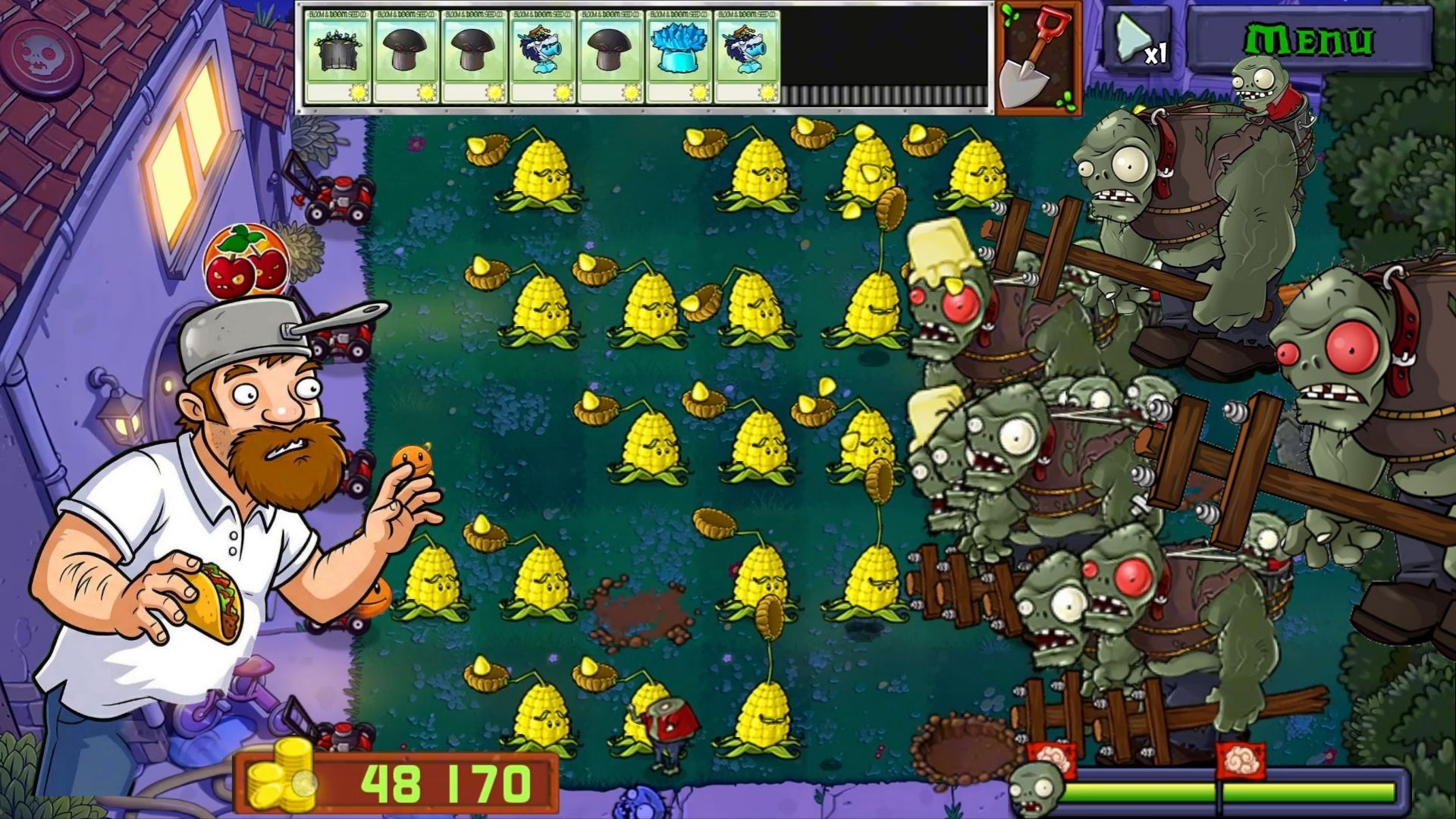 Растения против зомби Essence Edition Plants Vs Zombies ПвЗ PvZ [43] битва прохождение топ