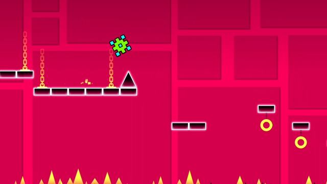 второй уровень в Geometry Dash прохожу