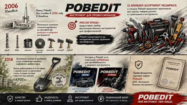 Pobedit: история бренда
