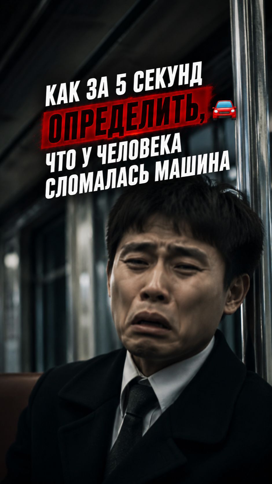 Как за 5 секунд определить, что  у человека сломалась машина...