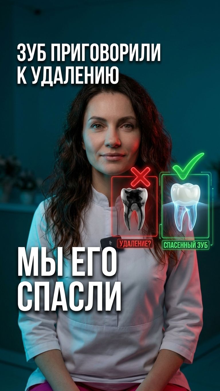 Сохранение разрушенных зубов 🦷✨