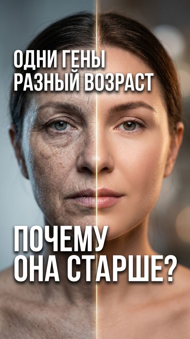 Близнецы с разницей в 20 лет курения: почему один выглядит старше на 15 лет