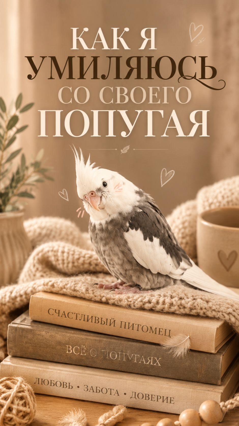 Как я умиляюсь со своего попугая