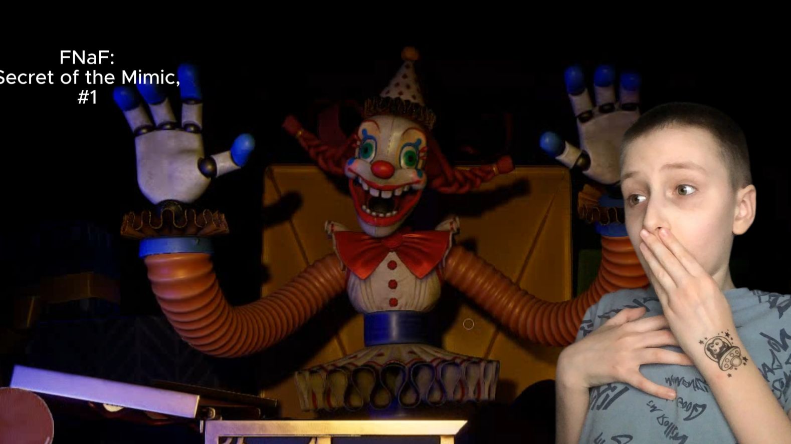 (#1) ДЖЕККИ ХОЧЕТ СЪЕСТЬ МЕНЯ ТИХО НЕ СПЕША! FNaF: Secret Of The Mimic #FnaF