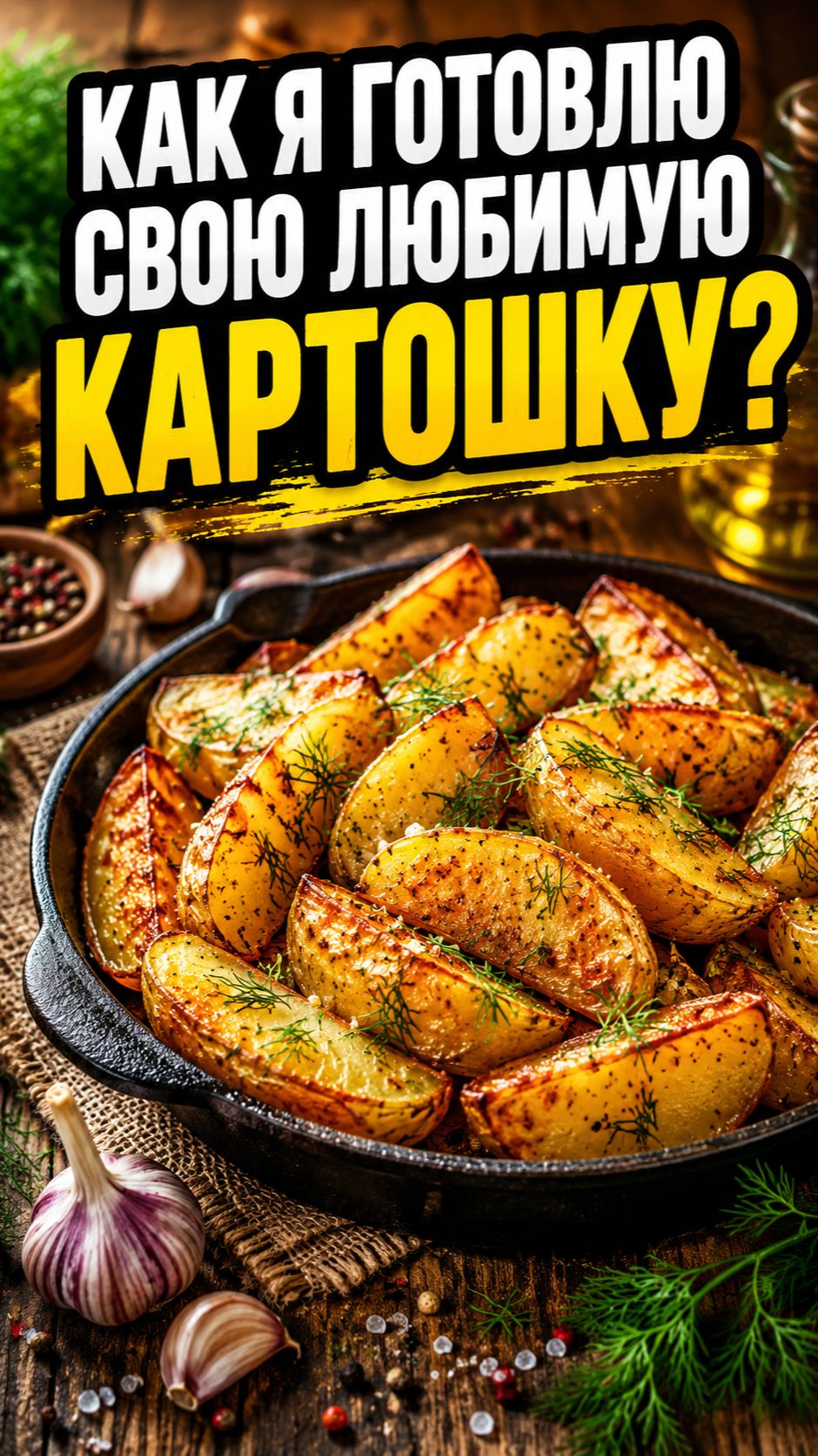 Как я готовлю свою любимую картошку?