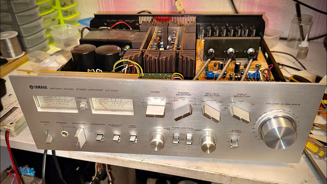Yamaha CA-2000 (13033) Профилактика. Часть 2. Финал