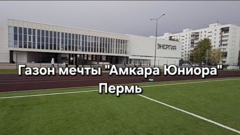Газон мечты _Амкара Юниора_ в Перми