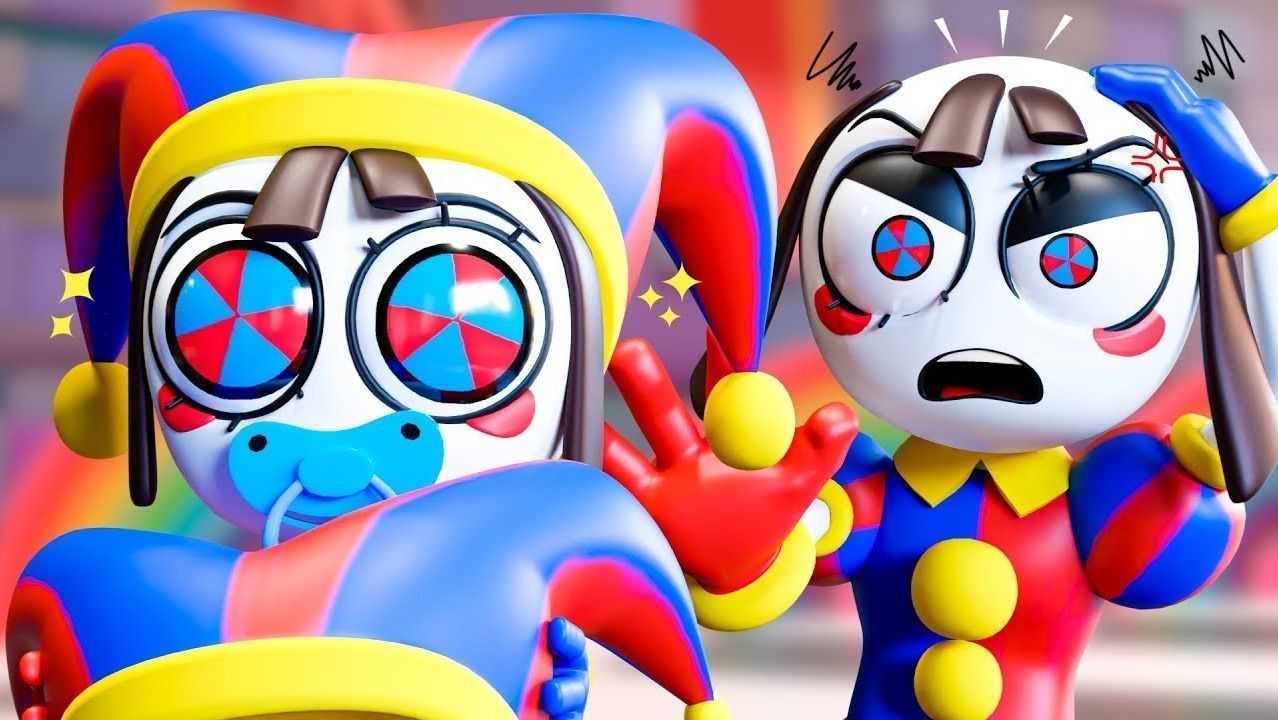 ЦИФРОВОЙ ЦИРК - ШКОЛЬНЫЙ РОМАН!   Digital Circus   Фан-Анимации на русском