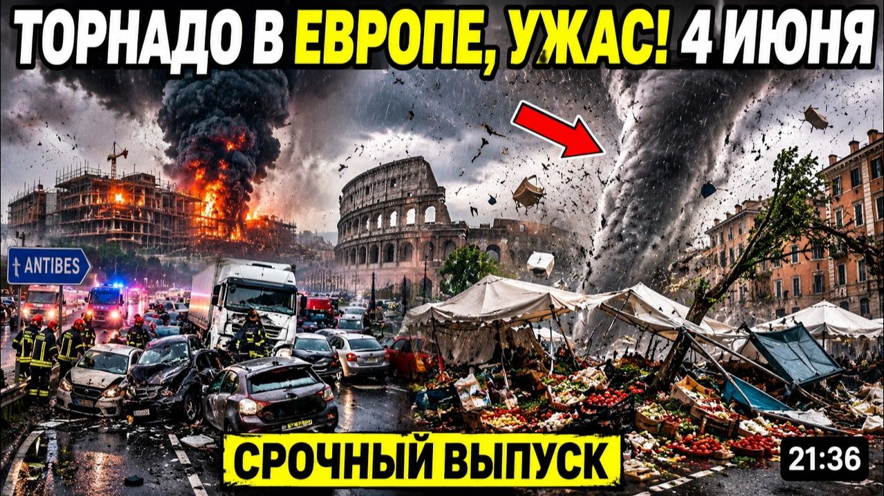 Новости Сегодня 04.06.2026 - Катаклизмы❗ События Дня❗ Катастрофы❗ Россия❗ ЧП❗ США Азия❗