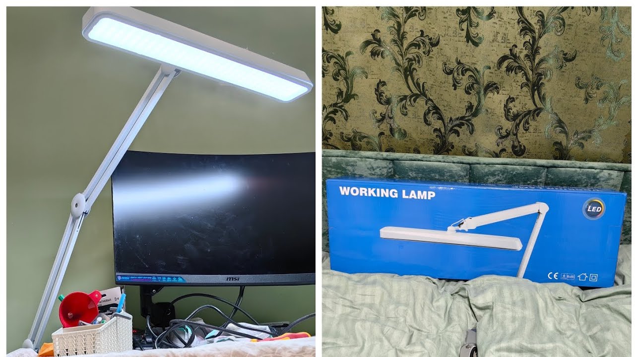 OKIRO Лампа настольная светодиодная бестеневая LED 117 .Working Lamp 24W. 9505