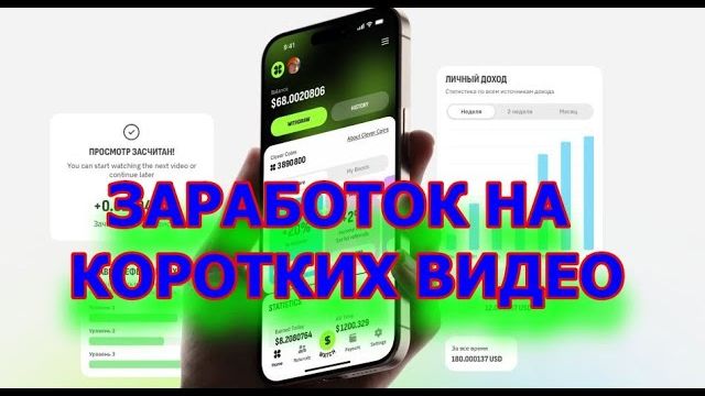 ЗАРАБОТОК БЕЗ ВЛОЖЕНИЙ НА ПОЛУПАССИВНОМ ПРОСМОТРЕ ВИДЕО