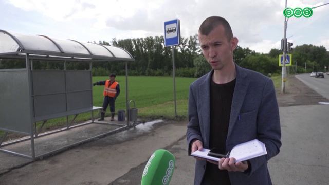 В ЖК «Сосны» обновили остановки общественного транспорта