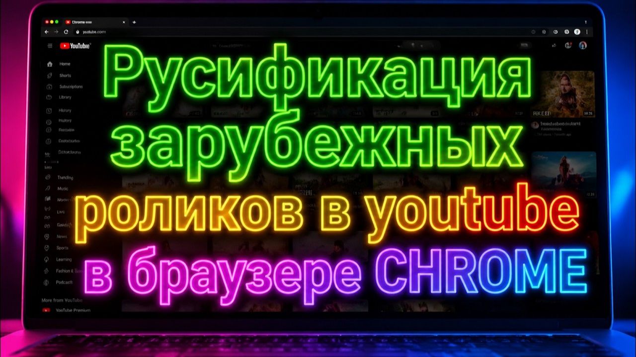 КАК В CHROME В YOUTUBE СМОТРЕТЬ ЗАРУББЕЖНЫЕ РОЛИКИ НА РУССКОМ